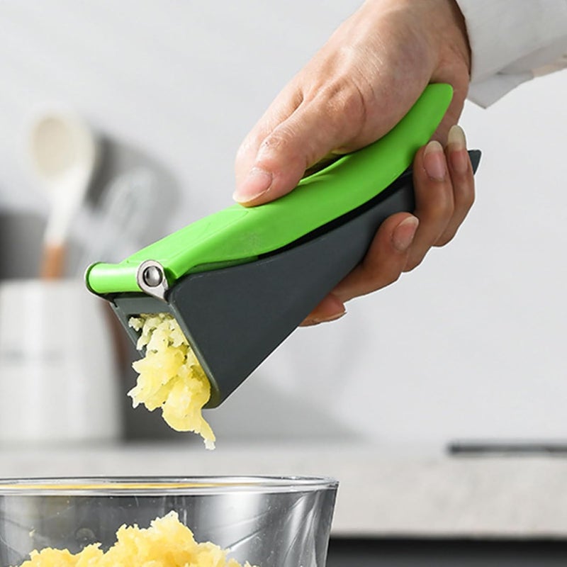 Garlic Crusher, Manual Garlic Press with Detachable Design and Anti-Slip Handle, Stainless Steel Garlic Chopper and Mincer for Easy Meal Preparation, Kitchen Tool for Home Cooking - Image 4