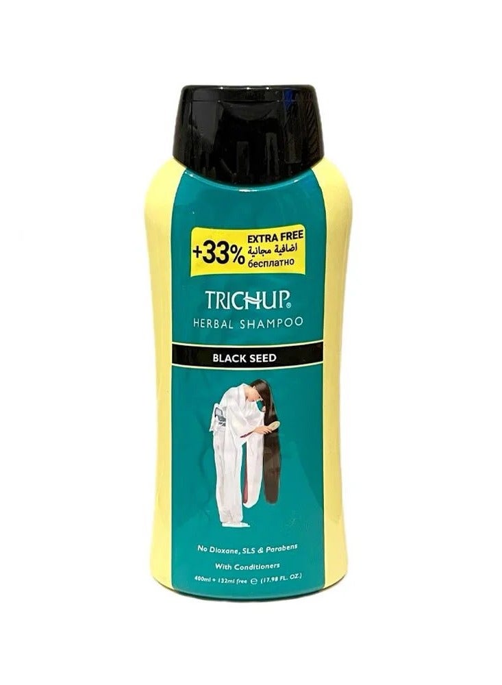 Trichup Herbal Shampoo Black Seed 400 + 132 ml Free