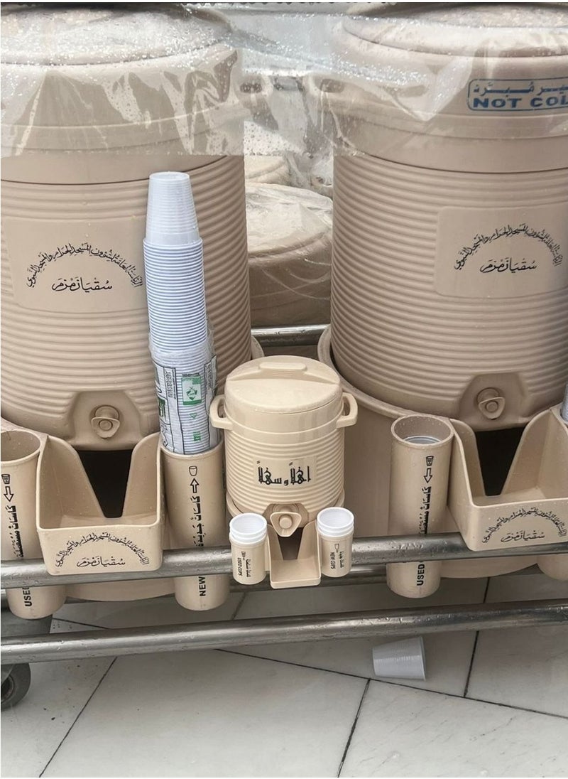 Generic Zamzam Water Small Tank Inspiring By Mecca 2L Beige.  - Image 3
