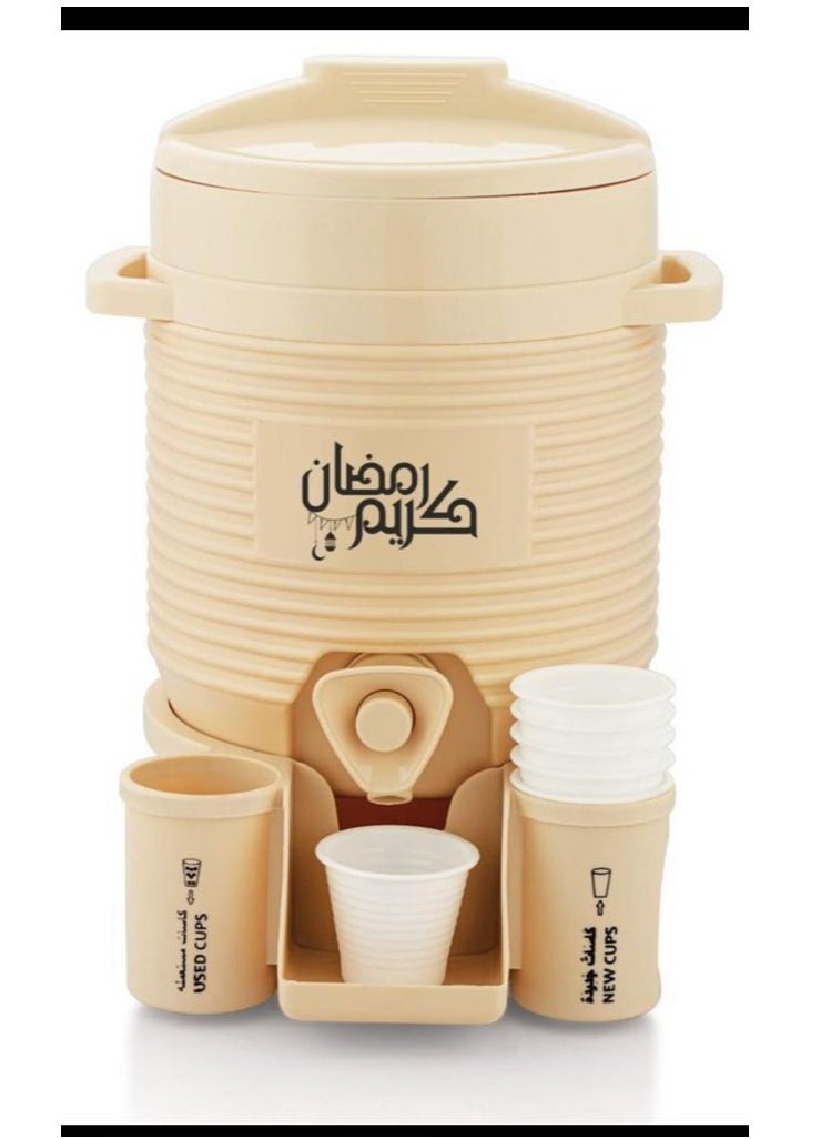 Generic Zamzam Water Small Tank Inspiring By Mecca 2L Beige.  - Image 4