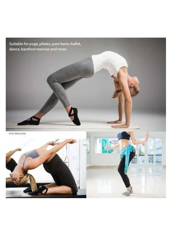 Generic Sports Yoga Socks for Women Pack Of 3 Pairs  - Image 3