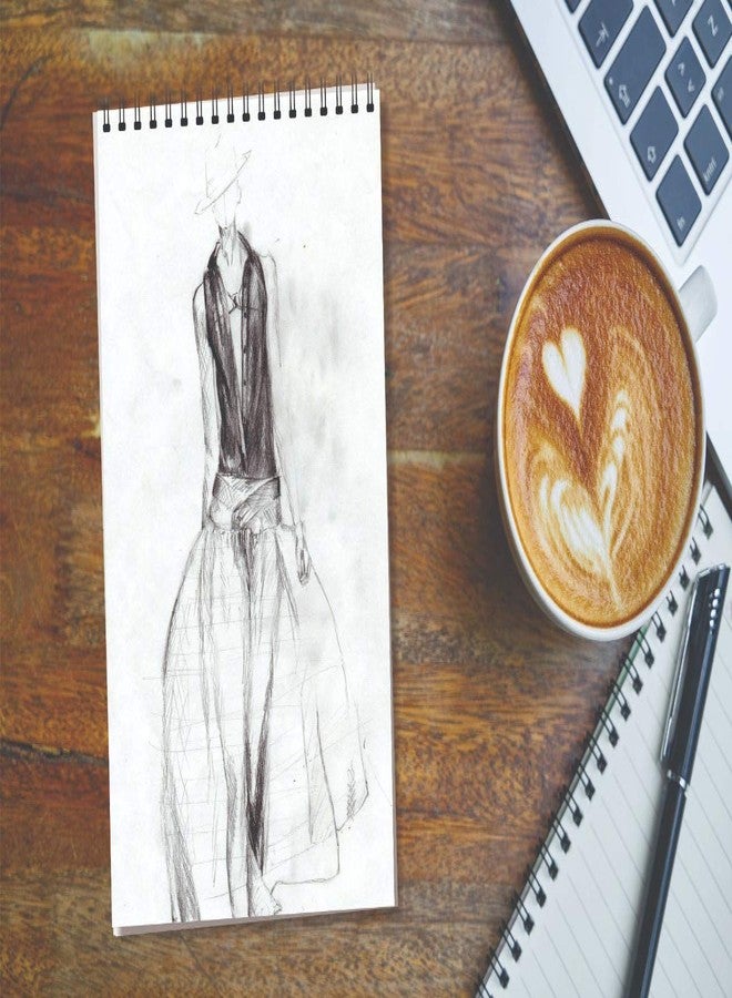 بيبر بلان ديزاين دفتر رسم فني بتصميم طائرة ورقية، مجلد بسلك، مقاس A4، 75 صفحة، 140 جرام/متر مربع (متعدد-2) - Image 2