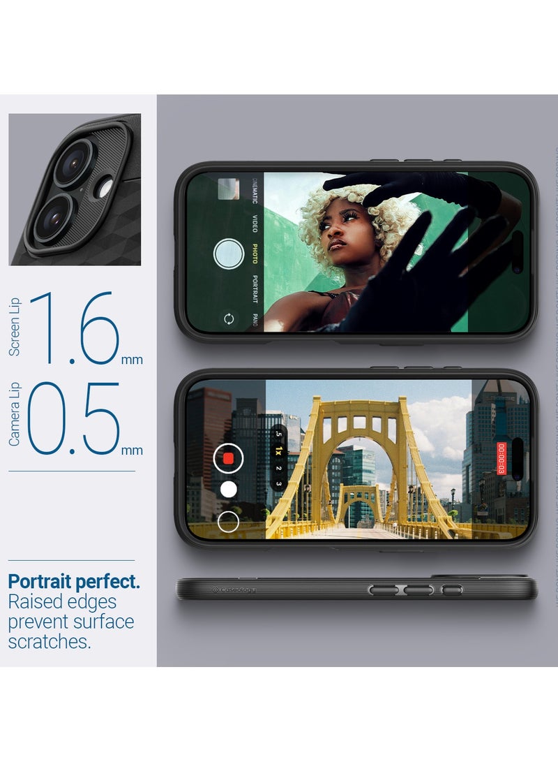 Caseology Parallax Mag for iPhone 16 MagSafe Case Cover Military Grade - Matte Black - Image 5