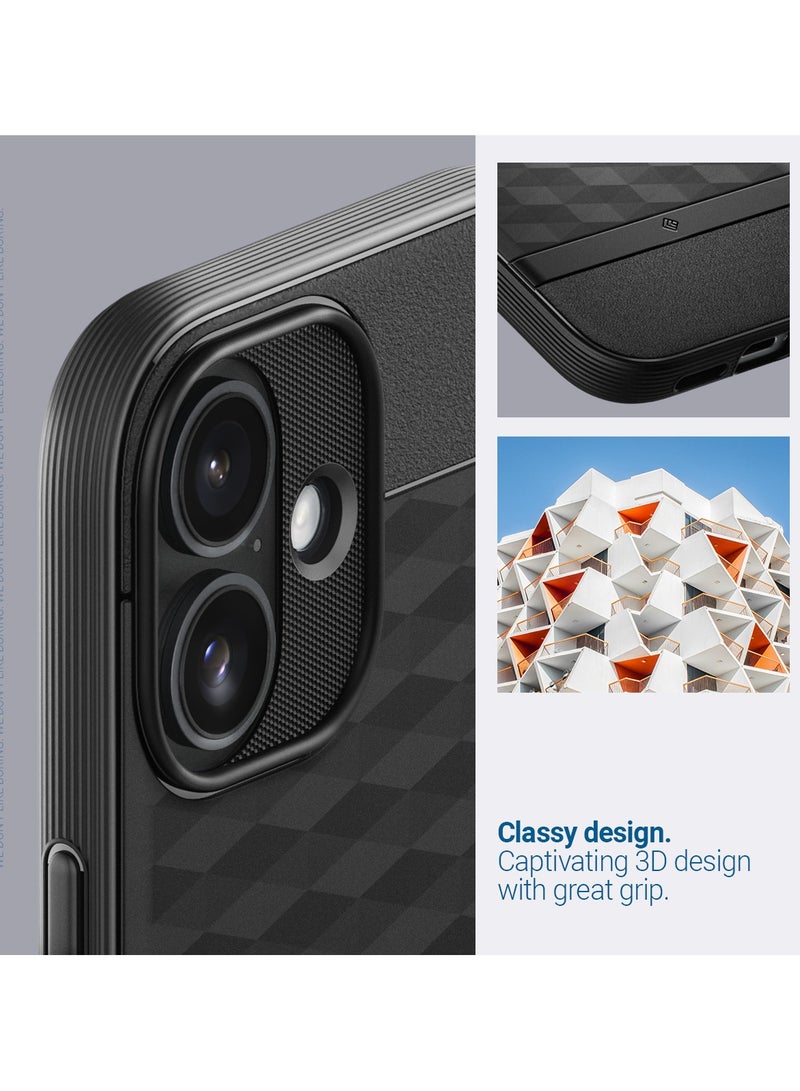 Caseology Parallax Mag for iPhone 16 MagSafe Case Cover Military Grade - Matte Black - Image 3