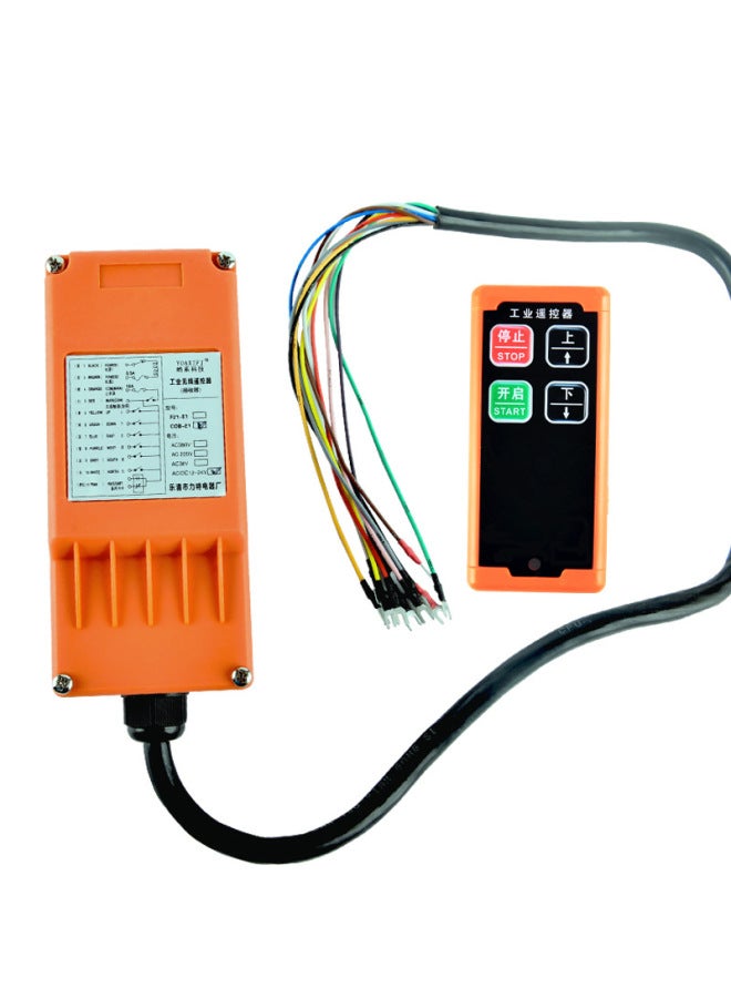 Mini Up And Down Wireless Industrial Small Remote Control Crane Crane Electric Hoist Hoist-Color:36 V Up, Down, Left, Right, Front, Rear, Two Shots And One Receiving  - Image 3