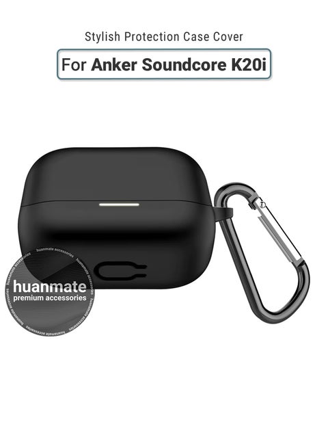 Anker Soundcore K20i Silicone Case Cover - Black - Made with Soft Silicone, Lightweight & Durable - Stylish Design, Accurate Cut-outs, Easy Installation & Removal