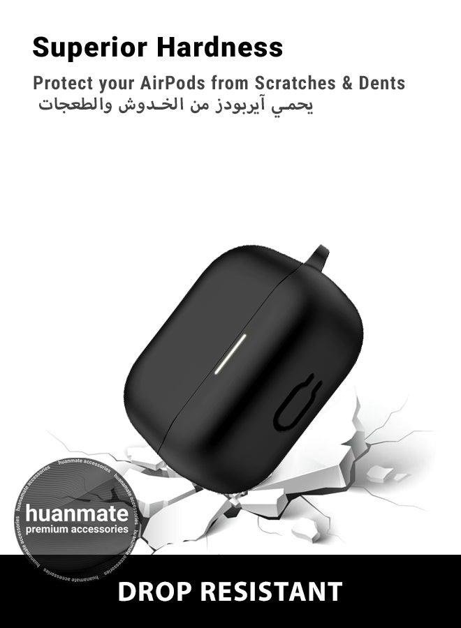 huanmate Anker Soundcore K20i Silicone Case Cover - Black - Made with Soft Silicone, Lightweight & Durable - Stylish Design, Accurate Cut-outs, Easy Installation & Removal  - Image 4