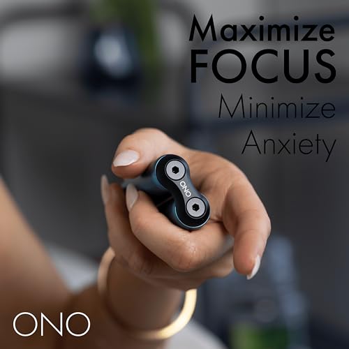 ONO Roller - Handheld Fidget Toy for Adults | Help Relieve Stress, Anxiety, Tension | Promotes Focus, Clarity | Compact, Portable Design (Junior Size/Aluminum, Teal) - Image 5