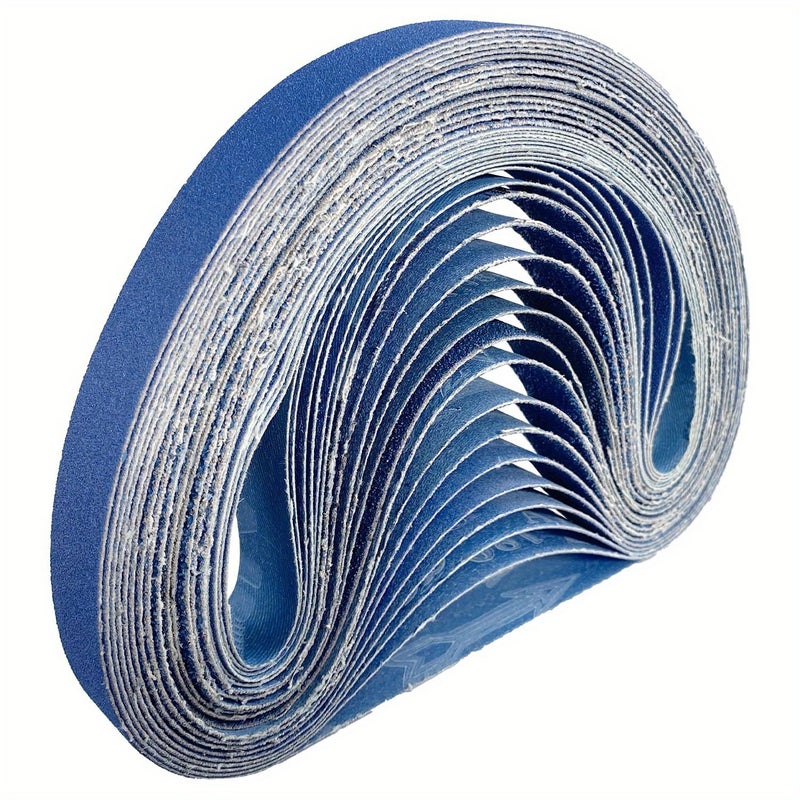 10pcs 520x20mm Sandpaper Belt Grit240 for Polishing Grinding High Durability Abrasive Sanding Belt for Belt Sander Machine - Image 1