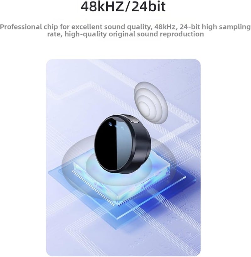 Wireless Microphone For Dji Action 5 Pro 4 3 2 Pocket 3 Osmo 360 Clear Audio Recording - Image 5