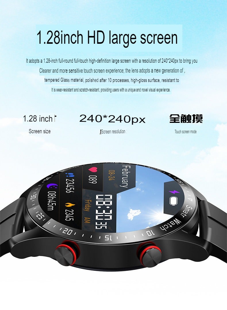 AROAQ Hw20 Smart Watch, Multifunctional Ip67 Waterproof Health Monitoring Watch, Large Display Wrist Watch With Heart Rate, Blood Pressure, Blood Oxygen, Sleep Monitoring, (Vinyl) - Image 2