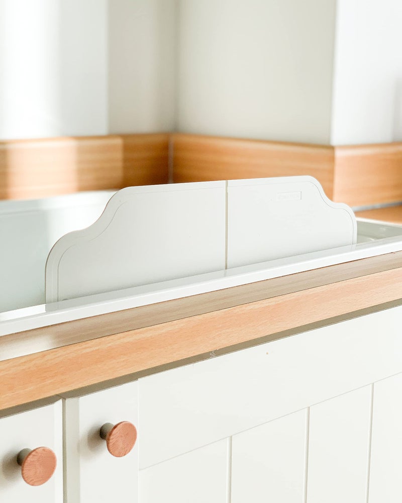 MICHELLE N LOGAN Michelle N Logan Sinkpron Sink Splash Guard Water Splash Guard Plastic Splash Guard Sink Guard Kitchen Splash Guard Splash Guard for Sink Faucet Splash Guard 