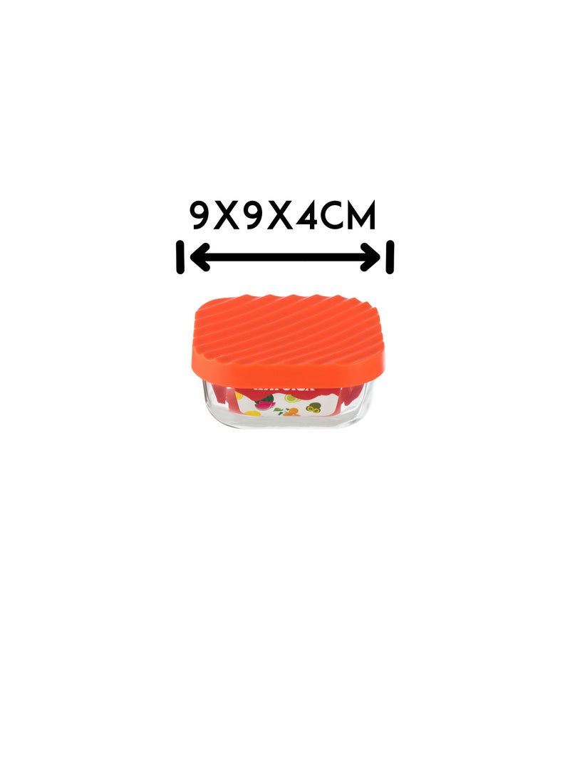 Mirolex 3-Piece Glass Food Storage Container Set with Microwaveable Plastic Lid - Image 3