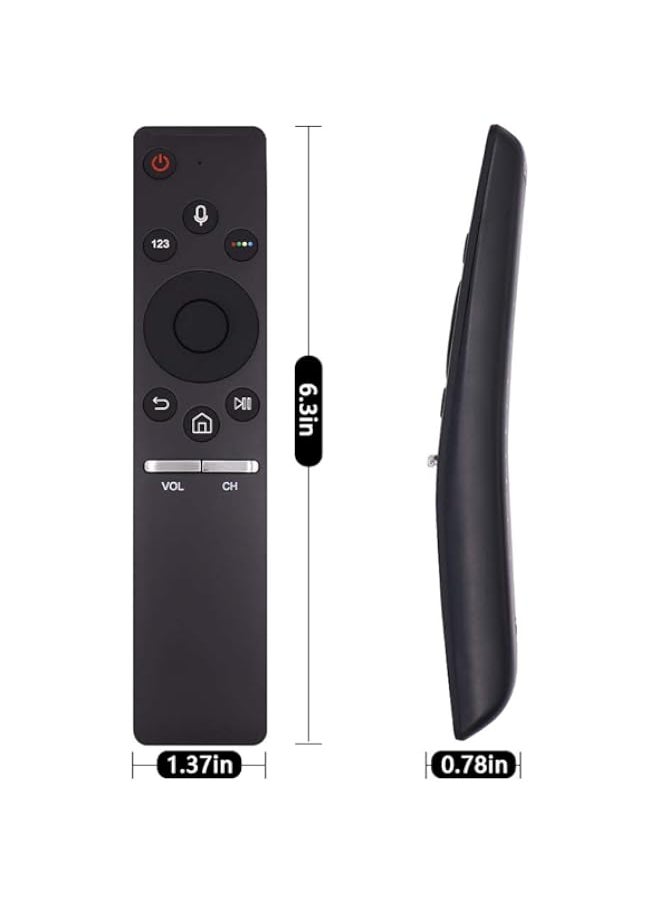 HuHa - BN59-01266A Replacement Voice Remote Control for All Samsung Smart TV RMCSPM1AP1 BN5901266A UN50MU630D UN65MU850D UN43MU630D UN55MU630D UN55MU650D UN55MU700D UN55MU800D QN65Q7FD UN75MU630D UN65MU650D - Image 1