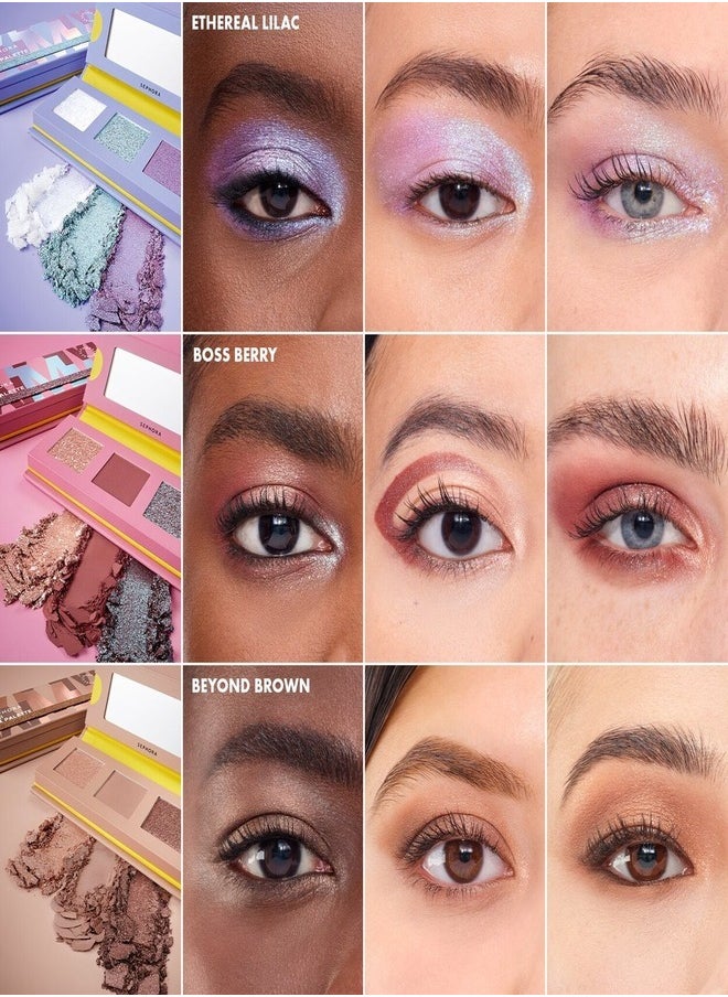 SEPHORA SEPHORA COLLECTION Mini Mix Eyeshadow Palette –  Ethereal Lilac (Matte & Shimmer Finishes)  - Image 5