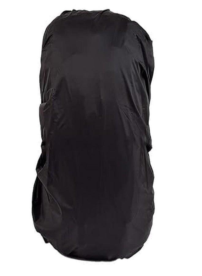 HARIVAN Nylon Backpack Rain & Dust Bag Cover Waterproof with Cary Pouch Adjustable for Hiking, Climbing, Camping Traveling 30L to 60L Laptop Bags, School Bag Cover, Luggage Bag Cover, Black-1 - Image 1