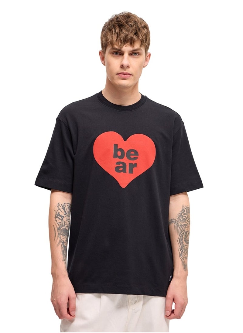 THE BEAR HOUSE Men’s Cotton T-Shirt – Soft, Breathable & Comfortable, Perfect for Casual Wear, Ideal for Everyday & Summer Wear  - Image 1