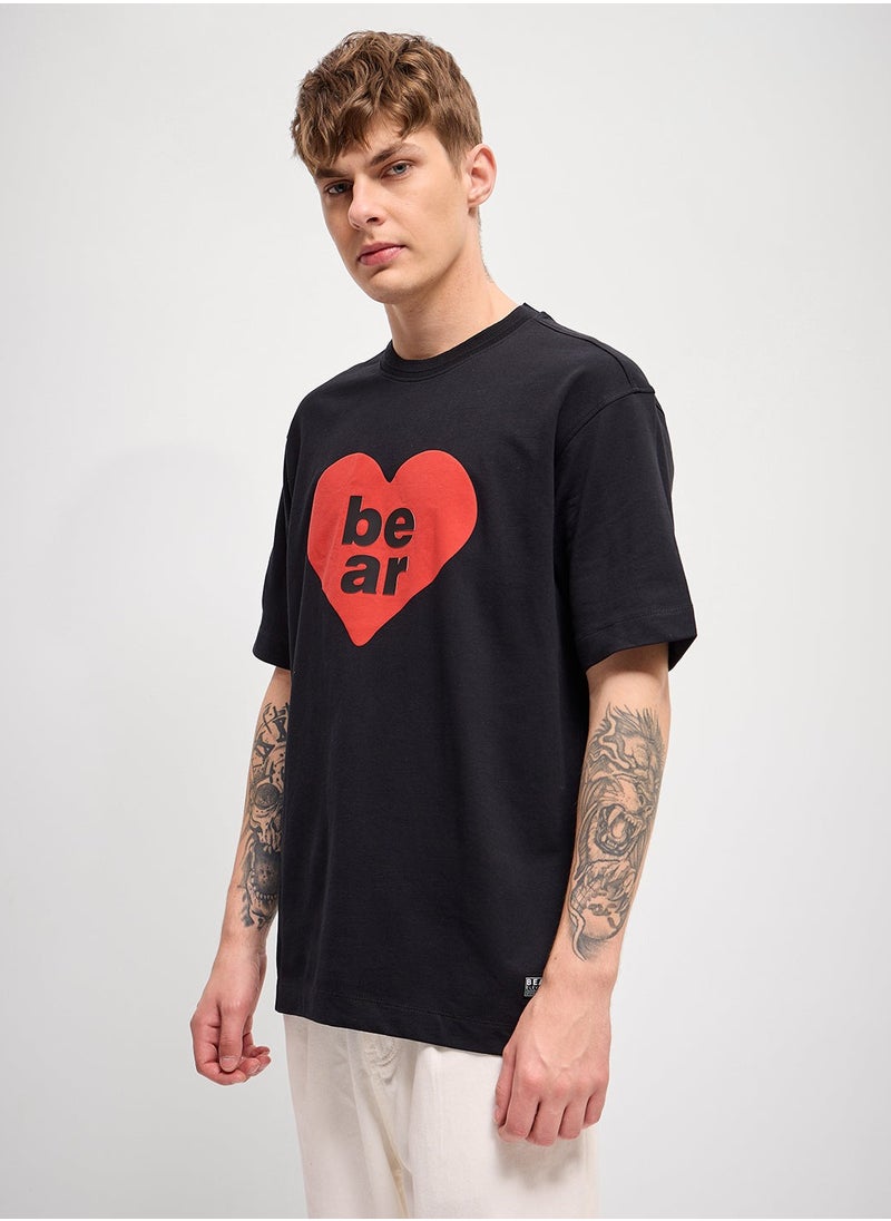 THE BEAR HOUSE Men’s Cotton T-Shirt – Soft, Breathable & Comfortable, Perfect for Casual Wear, Ideal for Everyday & Summer Wear  - Image 4
