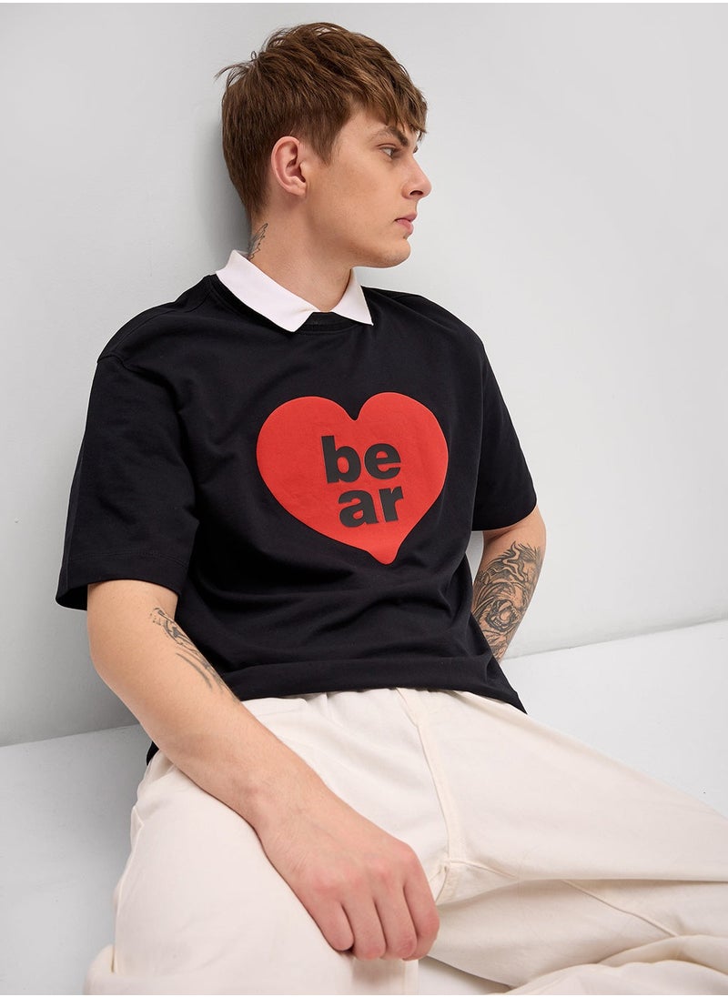 THE BEAR HOUSE Men’s Cotton T-Shirt – Soft, Breathable & Comfortable, Perfect for Casual Wear, Ideal for Everyday & Summer Wear  - Image 5