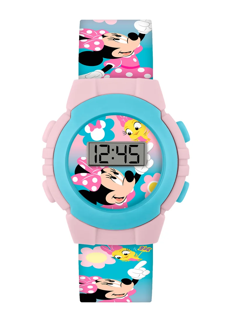 Disney Disney Minnie Mouse Multicoloured Digital Girls Watch - MN4443