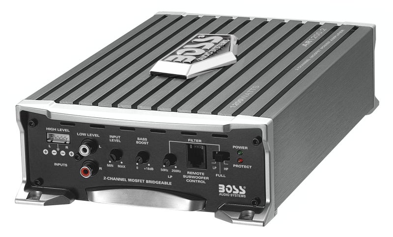 BOSS Audio Systems AR1200.2 2 Channel Car Amplifier - 1200 Watts, Full Range, Class AB, 2-4 Ohm Stable, Mosfet Power Supply, Bridgeable, Black, 1200 WATTS - Image 3
