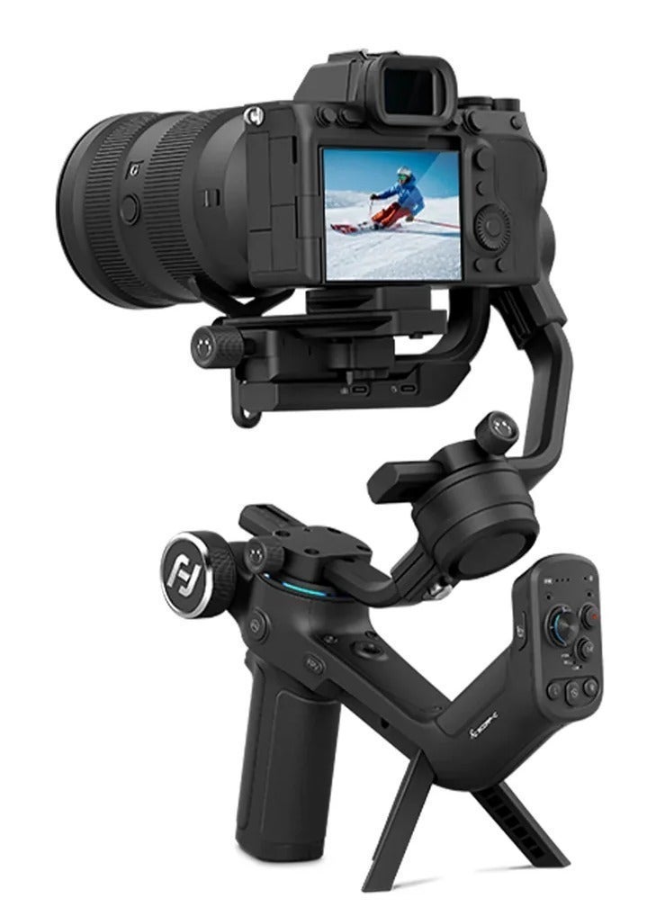 فيو تيك SCORP C Official-Camera Stabilizer,3 Axis Handheld Gimbal for DSLR/Mirrorless Camera Sony,Canon,Panasonic Lumix,Nikon,Fujifilm - Image 1