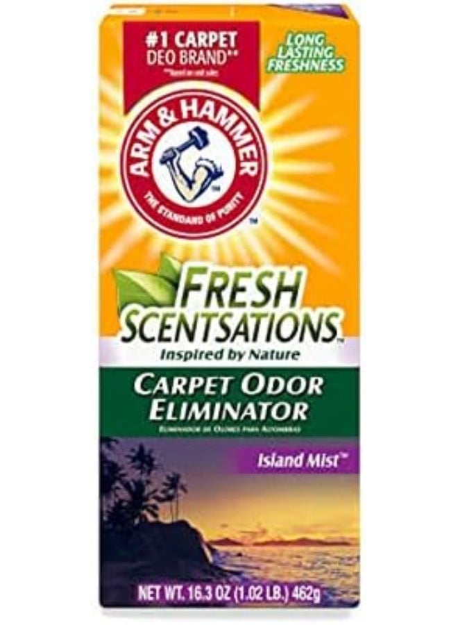 Arm & Hammer منظف ومسحوق معطر للسجاد من آرم & هامر، رائحة الجزيرة الضبابية/16.3 أونصة - Image 2