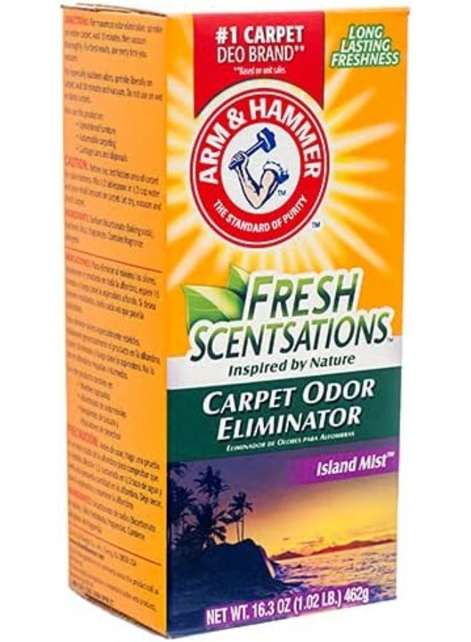 Arm & Hammer منظف ومسحوق معطر للسجاد من آرم & هامر، رائحة الجزيرة الضبابية/16.3 أونصة - Image 1