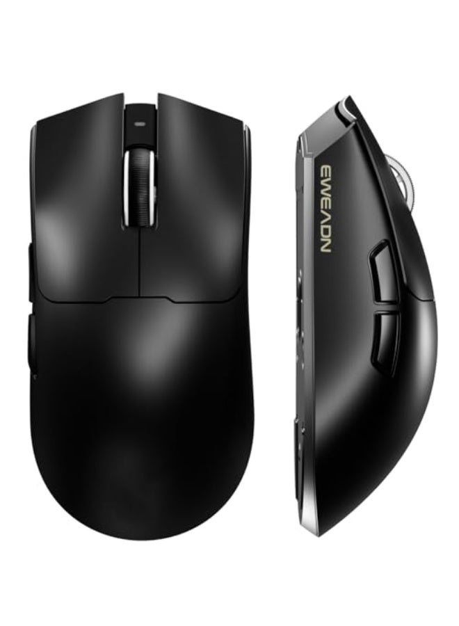 Eweadn S9 Pro Wireless Gaming Mouse, 59G Ergonomic Computer Mouse, Triple Modes, 8K Polling, 26K DPI, PAW3395 Optical Sensor, Kailh Switch, 250h Battery Life, Programmable for PC/Win/Mac(Black) - Image 1
