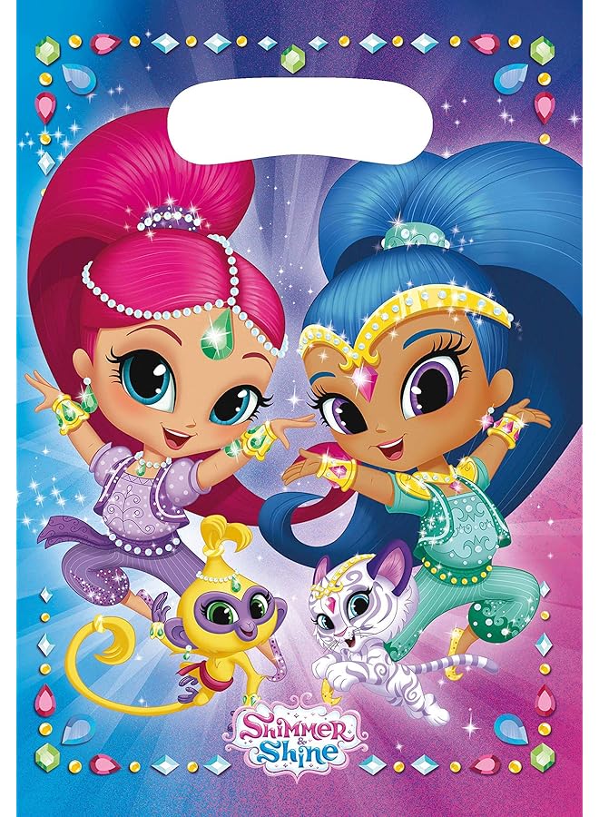 Amscan 8 Lootbags Shimmer And Shine Multi Colour