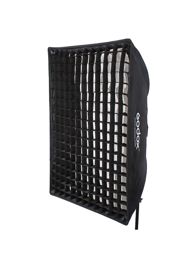 Godox Godox 80cm x 120cm 31.5"x47.2" Strip Beehive Honeycomb Grid Softbox Bowens Mount for Godox Flash Light and Other Studio Flash Light - Image 1