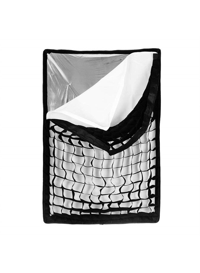 Godox Godox 80cm x 120cm 31.5"x47.2" Strip Beehive Honeycomb Grid Softbox Bowens Mount for Godox Flash Light and Other Studio Flash Light - Image 4