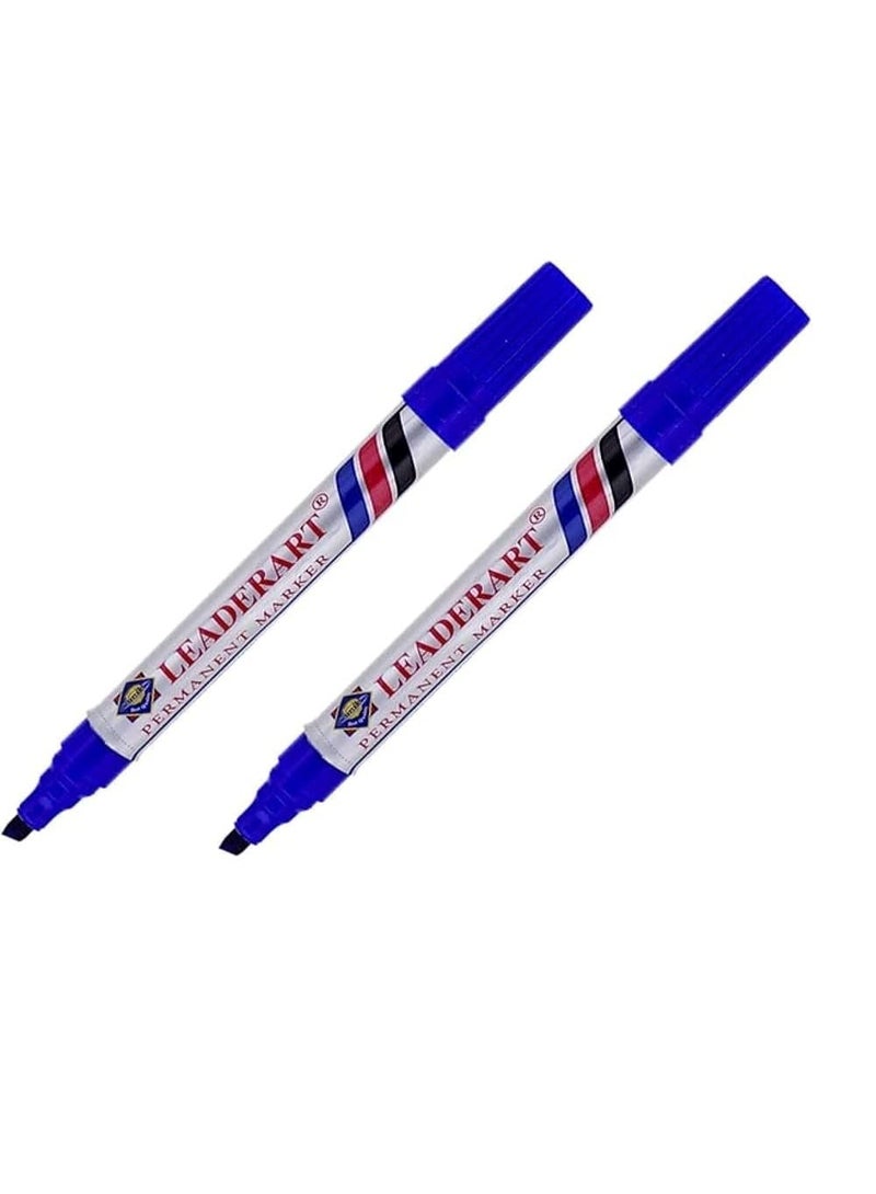 ليدر آرت قلم سبورة مغناطيسي UNIK-500 أزرق – حبر قوي وسريع الجفاف - Image 1