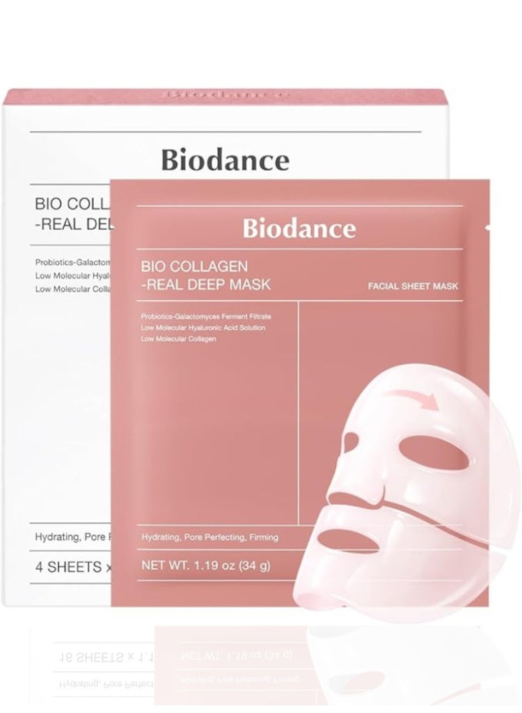 BIODANCE Fine Lines, Loss of Firmness & Dull Skin Treatment – Biodance Bio-Collagen Real Deep Mask for Elasticity Boost, Radiance & Intensive Plumping Care - Image 1