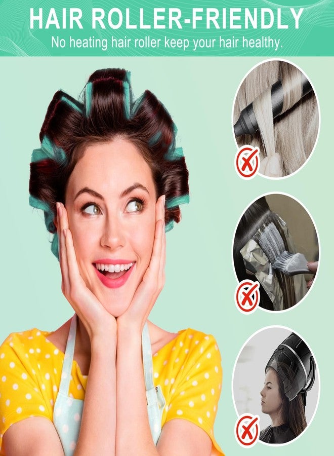 BESSEEK Hair Rollers, 12 Pack Self Grip Salon Hairdressing Curlers, Hair Curlers Sets, DIY Curly Hairstyle, Colors May Vary, JUMBO - Image 4
