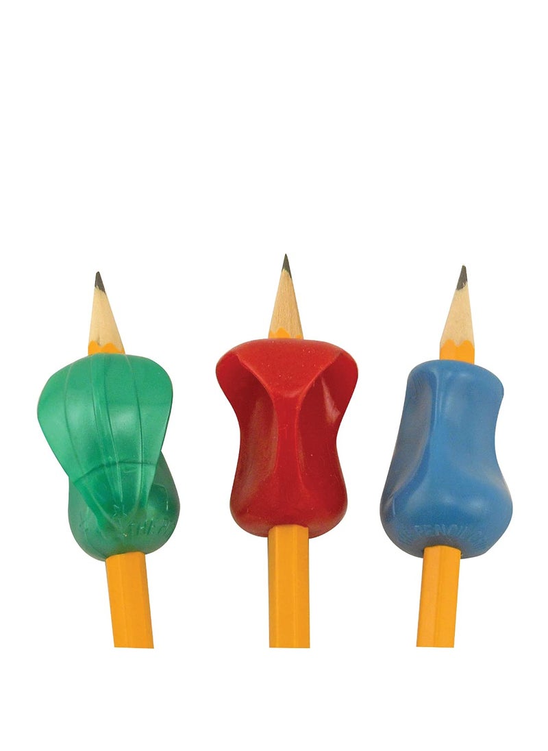 The Pencil Grip The Pencil Grip 3Step Training Kit With 3 Premium Ergonomic Pencil GripsCrossover GripPinch GripPencil Grip Mxg003Multicolor  - Image 1