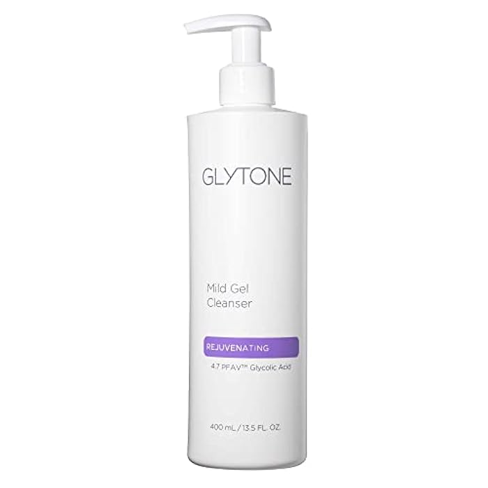 Glytone Mild Gel Exfoliating Cleanser, Pure Glycolic Acid Face Wash for Moisturizing & Rejuvenating Skin, Vegan & Fragrance-Free Face Exfoliator Scrub for All Skin Types, 13.5 fl. Oz. - Image 1