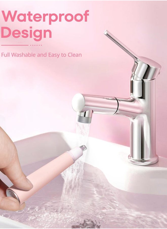 VG VOGCREST Nose Hair Trimmer for Women, Portable, Waterproof, Rechargeable, 2-in-1 Trimmer, Easy to Clean, Suitable for Sensitive Skin  - Image 5