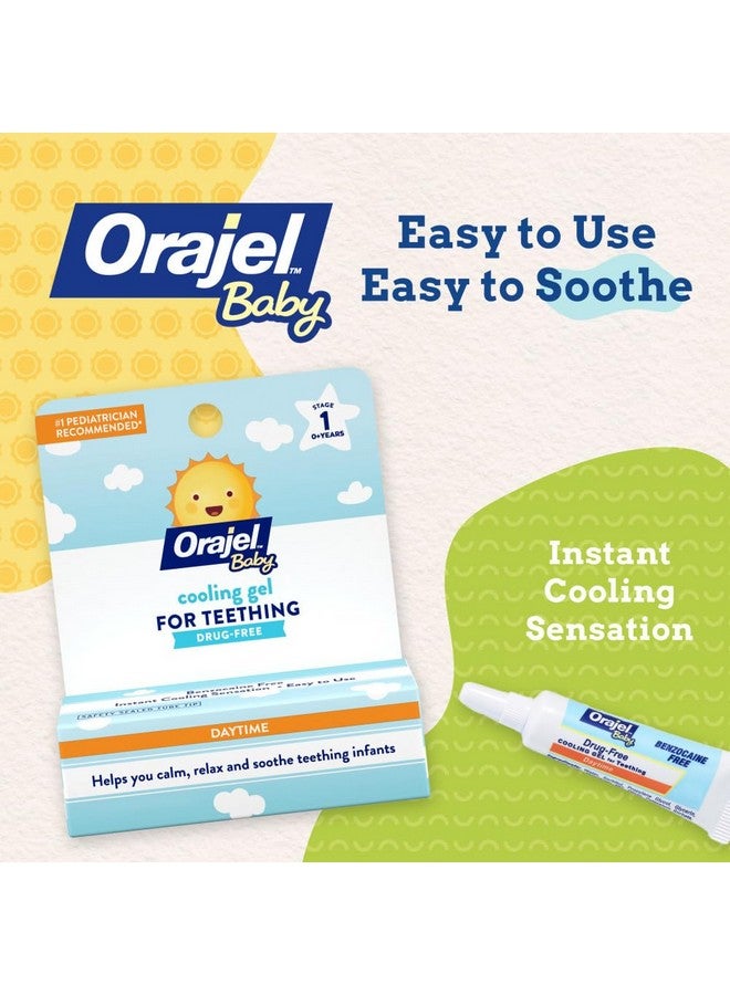 أوراجيل جل أوراجيل بيبي للتبريد النهاري للتسنين، خالٍ من الأدوية، العلامة التجارية رقم 1 التي يوصي بها أطباء الأطفال للتسنين*، أنبوب واحد سعة 0.33 أونصة - Image 1