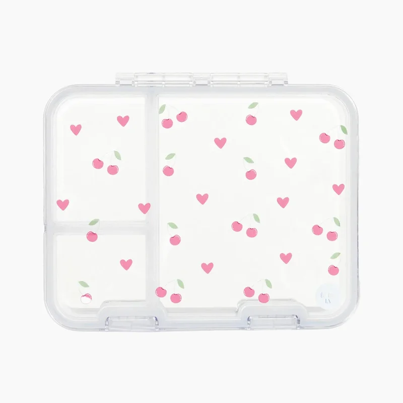 Little IA Cherry Tritan Snack Box - 3 Compartments