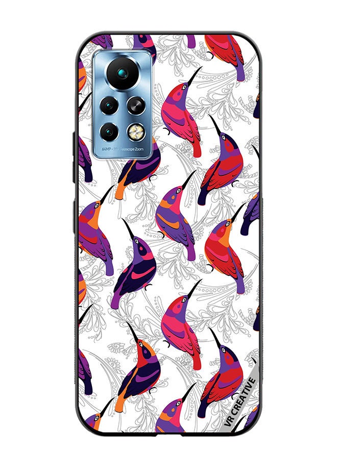 VR CREATIVE Protective Case Cover For Infinix Note 11 Pro Colorful Birds Design Multicolour - Image 1