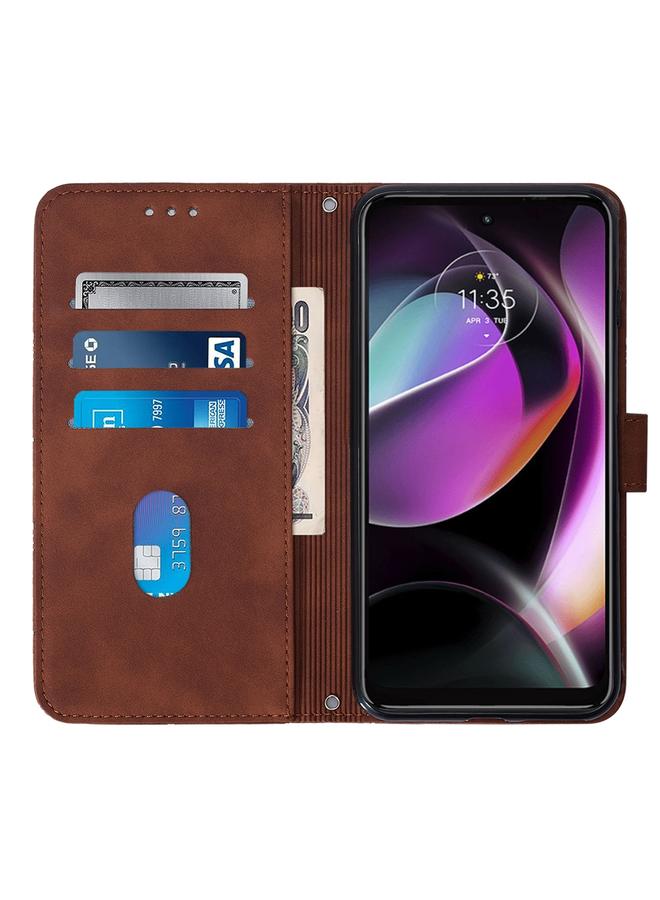 اس-توب جراب لهاتف Motorola Moto G 5G 2023، جراب هاتف جلدي قابل للطي منقوش ثلاثي الأبعاد - Image 5