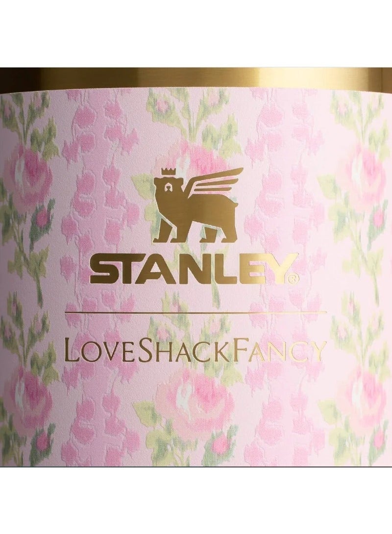 Stanley The X LoveShackFancy Quencher | 40 OZ | Authentic & Exclusive Water Bottle Cup | Perfect Gift For Her | Blooming Heirloom - Image 4