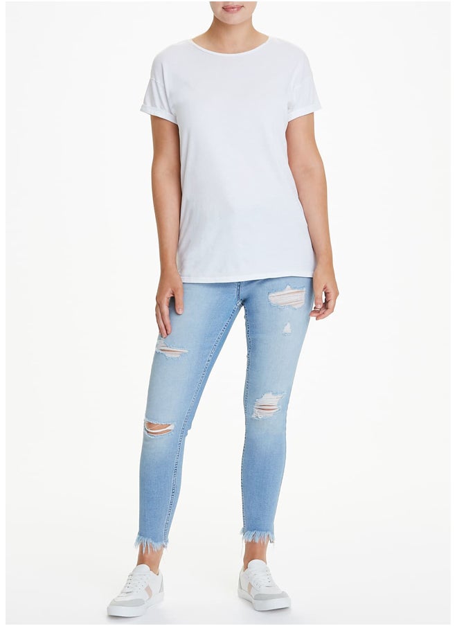 Matalan April Super Skinny Light Wash Jeans  - Image 2