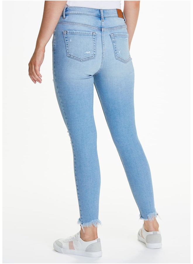 Matalan April Super Skinny Light Wash Jeans  - Image 1