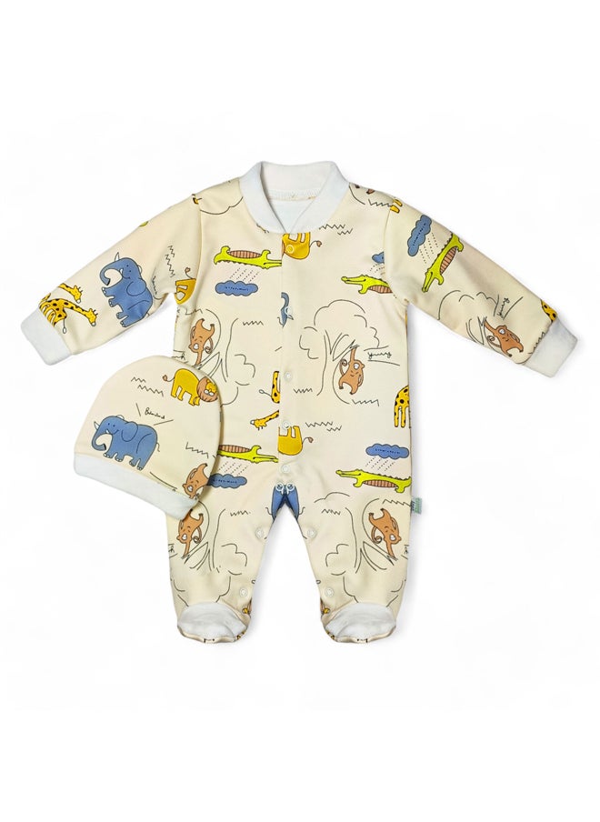 BabyShoora Baby jumpsuit + hat  - Image 1
