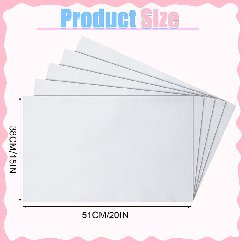 RYKOMO 100 Sheets 15 x 20 Inch Acid Free Tissue Paper for Storage, Unbuffered No Acid Papers White Tissue Paper Large Wrapping Papers Bulk for Preserving Clothing Valentine's Day Gift Present Bag Wrap - Image 2
