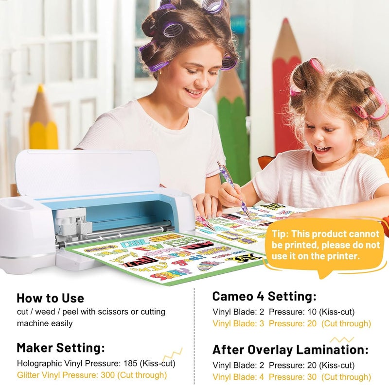 Matte Laminating Sheets clear laminate sheets Sticker Paper for Inkjet Printer Clear Laminate Sheets for Printable Vinyl Sticker Paper, Photo Paper, Labels 8.26" x 11.69" A4 28 Sheets, Matte - Image 4