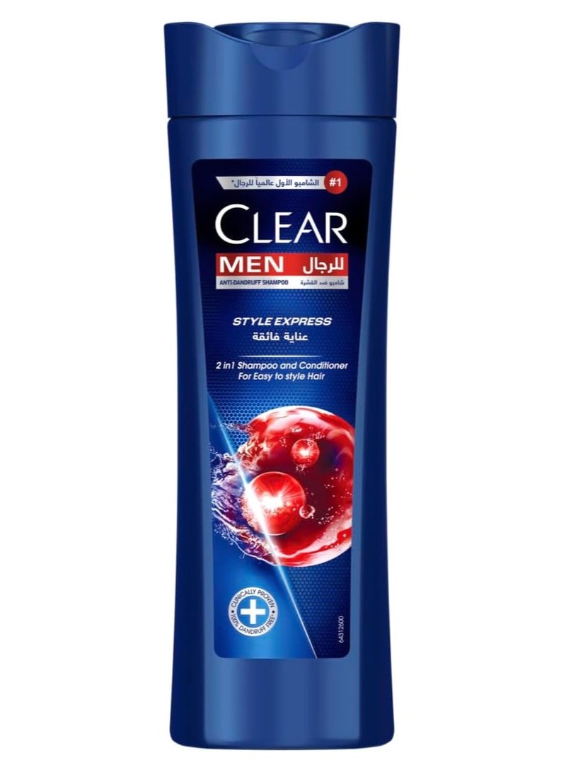 CLEAR شامبو وبلسم CLEAR MEN Style Express 2 في 1، 350 مل - Image 1