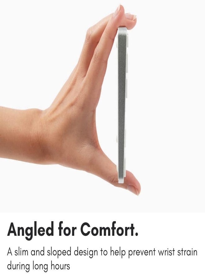 Macally Wireless Number Pad for Laptop - Rechargeable Bluetooth Keypad - Ultra Slim 35-Key Numeric Keypad for Entering Data Compatible with MacBook iPad iPhone iOS Laptop Windows Android - Image 5